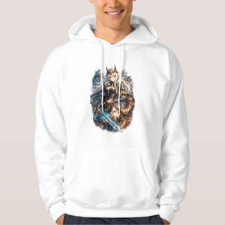 Veste À Capuche Armure de Valkyrie de givre de feu