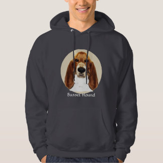 Veste À Capuche Art de Basset Hound