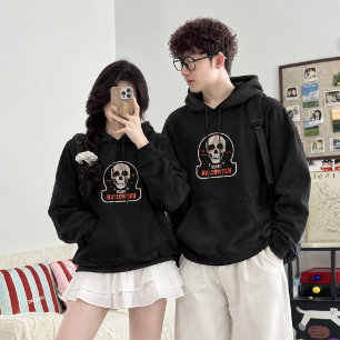 Veste À Capuche Art de sticker crâne de vampire effrayant