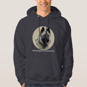Veste À Capuche Art d'Elkhound de Norvégien
