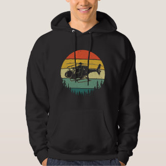 Veste À Capuche Art d'hélicoptère mignon pour hommes femmes Aviate
