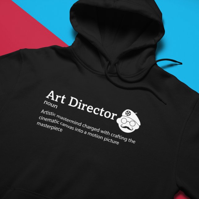 Veste À Capuche Art Director Definition Dark Mode - Film Crew (Créateur téléchargé)