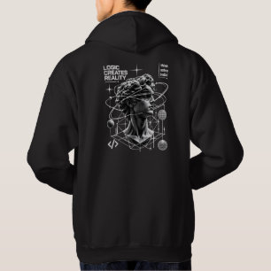 Veste À Capuche Art Futuriste Élargir Votre Esprit