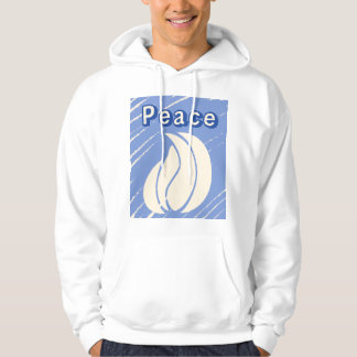 Veste À Capuche Art minimaliste de la flamme Abstraite pacifique