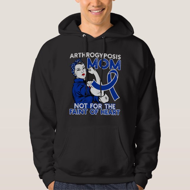 Veste À Capuche Arthrogryposis Mom For A Warrior Survivor Awarenes (Devant)