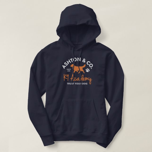 Veste À Capuche Ashton & Co. Académie K9 2c Foncé  (Design devant)