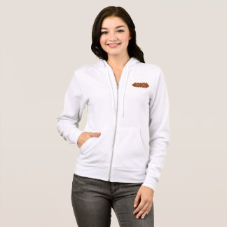 Veste À Capuche Aspect Géométrique Brodé