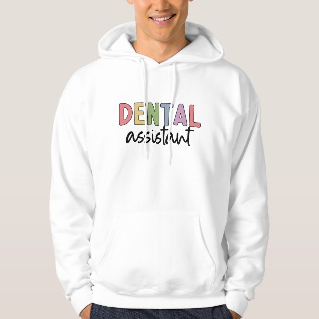 Veste À Capuche Assistant dentaire | Cadeaux pour dentiste adjoint (Devant)