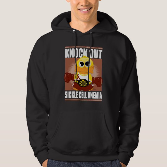 Veste À Capuche Assommez la drépanocytose (Devant)