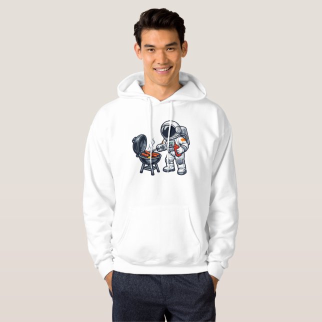 Veste À Capuche Astronaute faisant griller (Devant entier)