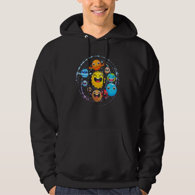 Veste À Capuche Astronome Universe Space Science Astronomie Cute P (Devant)