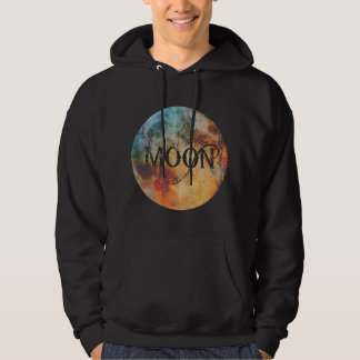 Veste À Capuche Astronomie Lover Lune Lettering Lune Mystique Comp