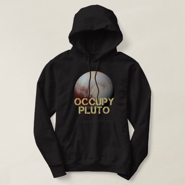 Veste À Capuche Astronomie Lover Pluton Planète Système Solaire (Design devant)