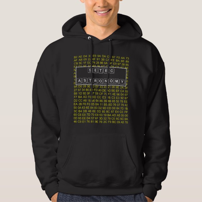 VESTE À CAPUCHE ASTRONOMIE SETEC (Devant)
