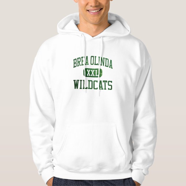 Veste À Capuche Athlétisme Brea Olinda Wildcats (Devant)