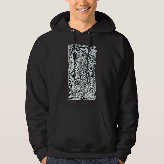 Veste À Capuche Attaque anxieuse de Brian Benson (Devant)