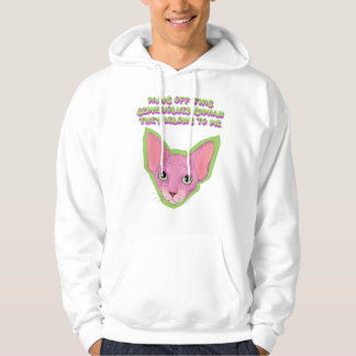 Veste À Capuche Attitude de Chat Rose
