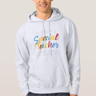 Veste À Capuche Attrapez ce mignon Il faut un enseignant spécial 