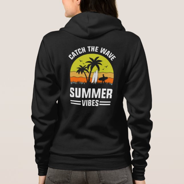 Veste À Capuche Attrapez La Vague Vibe Été-64193 (Dos)