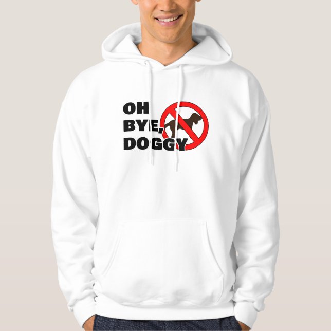 Veste À Capuche Au revoir, doggy (Devant)