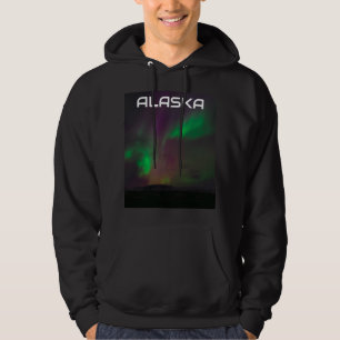 Veste À Capuche Aurora Borealis lumières du Nord ciel de l'Alaska