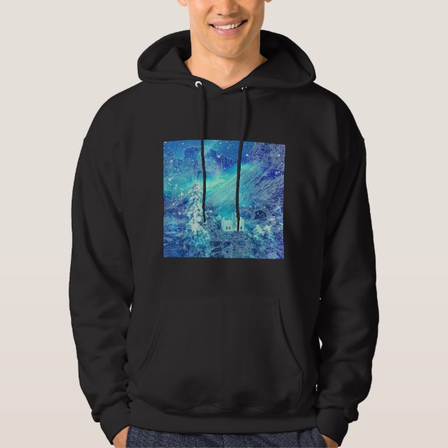 Veste À Capuche Aurora Dans Les Vallées T-Shirt (Devant)