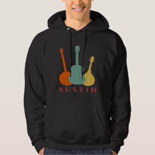 Veste À Capuche Austin Texas Distress Music
