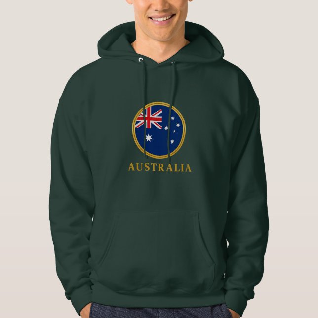 Veste À Capuche Australie - Drapeau Australien (Devant)
