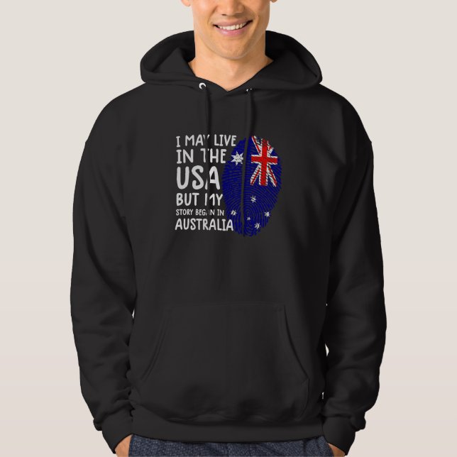 Veste À Capuche Australie  Drapeau de l'Australie  femmes australi (Devant)