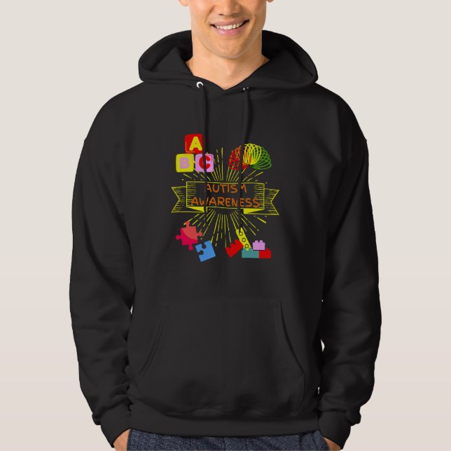 Veste À Capuche Autism Awareness                                   (Devant)