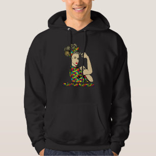 Veste À Capuche Autism Maman Femmes Maman Vie Messy Bun Autisme Aw
