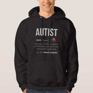 Veste À Capuche Autisme Autiste Asperger Syndrom Aspie Puzzle Auti