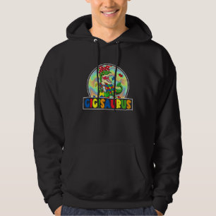 Veste À Capuche Autisme Gigi Saurus Gigisaurus Rex Famille de dino