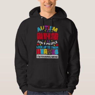 Veste À Capuche Autisme Granny Mère Les Gens Cherchent Leurs Héros