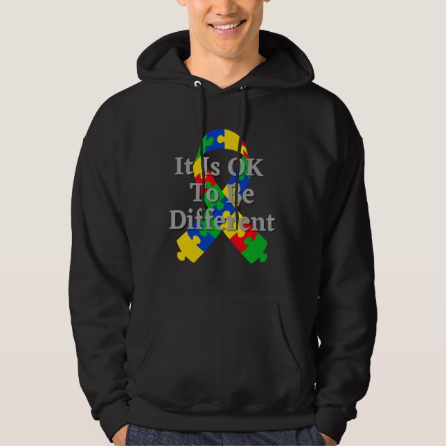 Veste À Capuche Autisme positif (Devant)