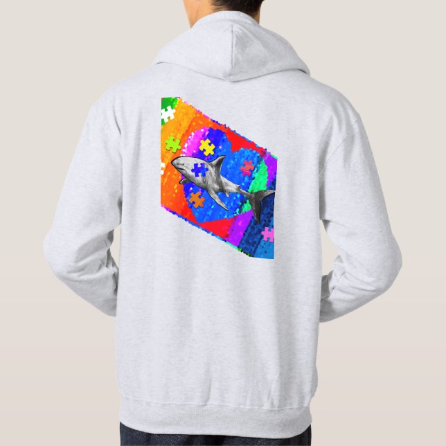 Veste À Capuche Autisme Son/Sa (Dos)