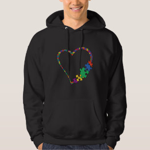 Veste À Capuche Autisme Soutien En Avril Nous Portons Blue Autism