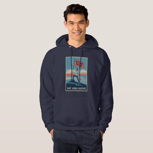 Veste À Capuche Autochtone de la Bay Area Silicon Valley (Devant entier)