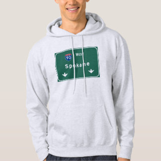 Veste À Capuche Autoroute d'autoroute nationale de wa de Spokane