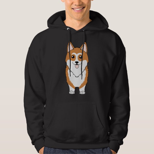 Veste À Capuche Avant du corgi (Devant)