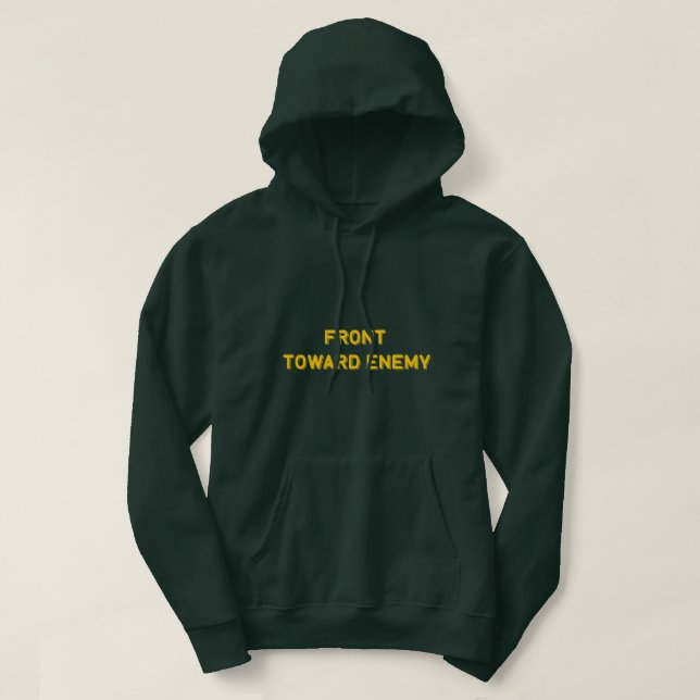 VESTE À CAPUCHE AVANT VERS L'ENNEMI (Design devant)
