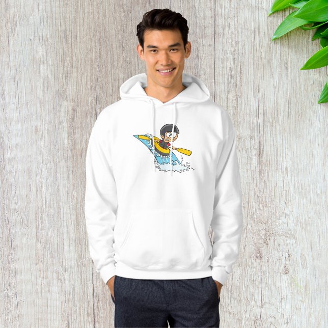 Veste À Capuche Aventure de rafting en eau vive avec Scared Boy (Créateur téléchargé)