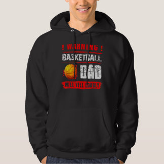 Veste À Capuche Avertissement Basketball Papa Va hurler Fort Pères