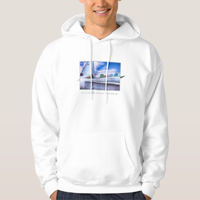 Veste À Capuche AVION DE COMBAT F-18 HORNET Au repos (Devant)