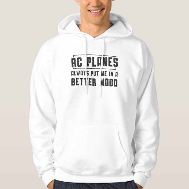 Veste À Capuche Avion RC Planes Meilleure humeur Avion RC Plane (Devant)