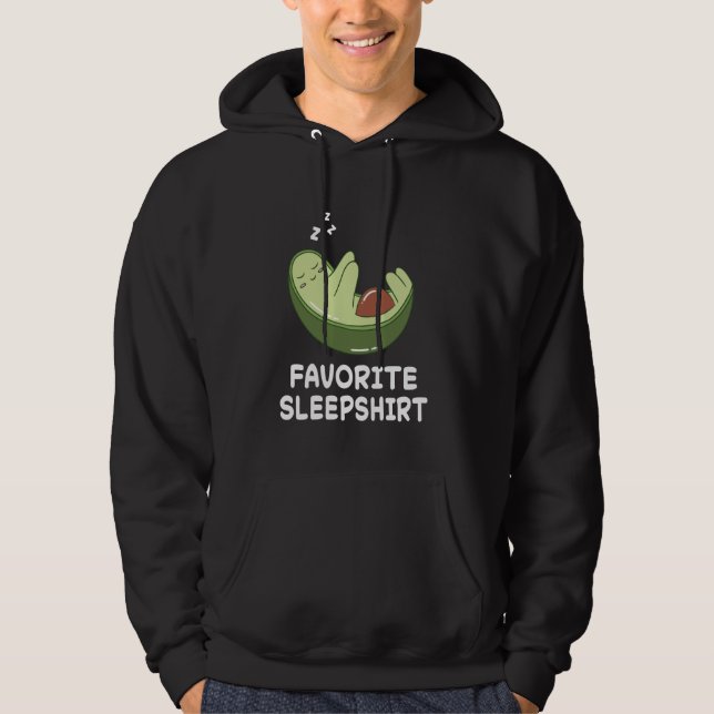 Veste À Capuche Avocado Avocados Nap Dormir Pyjama nuit (Devant)