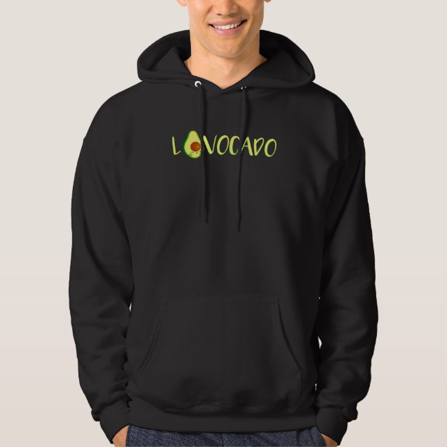 Veste À Capuche Avocado Love Vegan Cute Avocado Lavocado (Devant)
