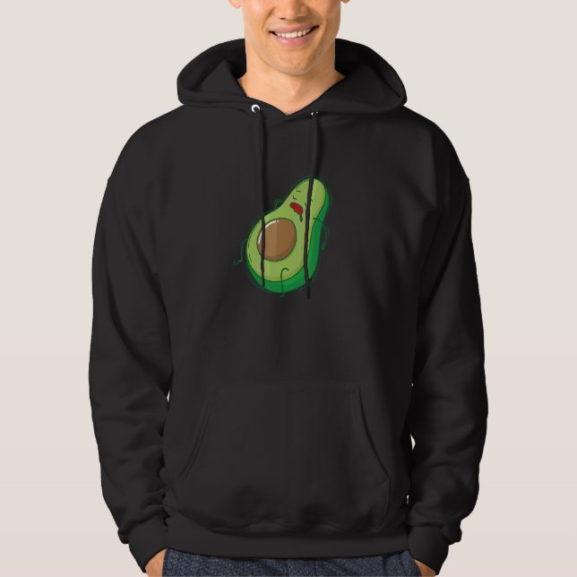 Veste À Capuche Avocat dormant et faisant une sieste (Devant)