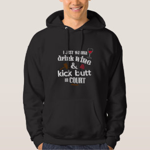 Veste À Capuche Avocat Wine Lover Attorney Law School Student