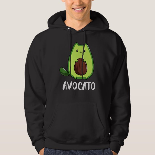 Veste À Capuche Avocato Avocado Cat (Devant)